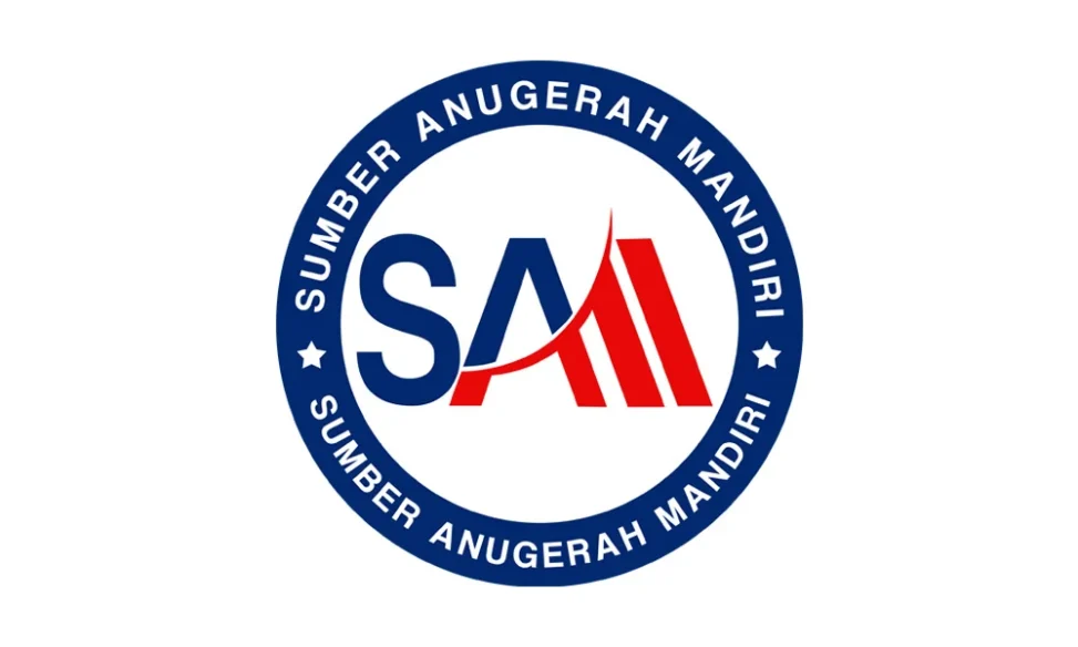 Desain logo profesional untuk perusahaan Sumber Anugerah Mandiri Jakarta dengan kesan formal dan korporat